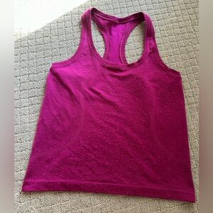 Lululemon Pink Racerback Tank Top. Size 6